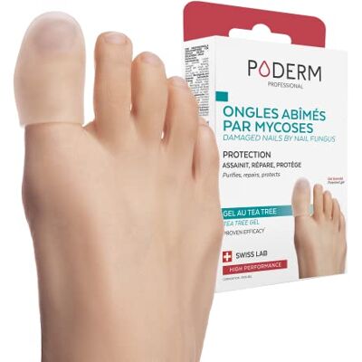 PODERM – MYCOSE DES ONGLES – CAPUCHON D’ORTEIL PROTECTEUR & RÉPARATEUR – GEL TEA TREE Breveté Favorise une repousse homogène/lisse de l’ongle – Actifs 100% Naturels – Taille L Swiss Lab - Publicité PODERM – MYCOSE DES ONGLES – CAPUCHON D’ORTEIL PROTECTEUR & RÉPARATEUR – GEL TEA TREE Breveté Favorise une repousse homogène/lisse de l’ongle – Actifs 100% Naturels – Taille L Swiss Lab - Publicité