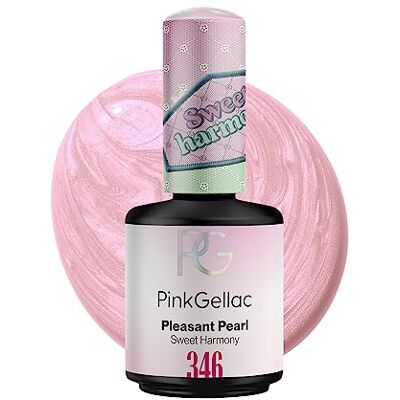 Pink Gellac Vernis Semi Permanent 346 Pleasant Pearl 15ml Vernis à Ongles Gel Pour 14+ Jours de Manucure Impeccable Facile à Utiliser Semi Permanent Facile à Enlever - Publicité Pink Gellac Vernis Semi Permanent 346 Pleasant Pearl 15ml Vernis à Ongles Gel Pour 14+ Jours de Manucure Impeccable Facile à Utiliser Semi Permanent Facile à Enlever - Publicité