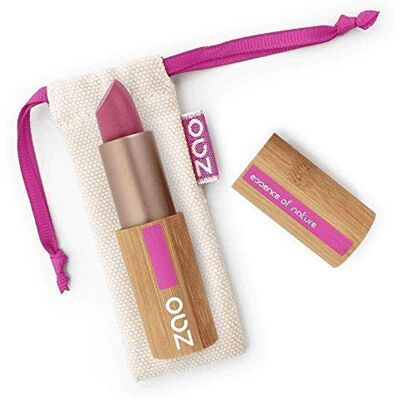 Rouge à lèvres Bio ZAO - Violet satiné - Lipstick - Publicité Rouge à lèvres Bio ZAO - Violet satiné - Lipstick - Publicité