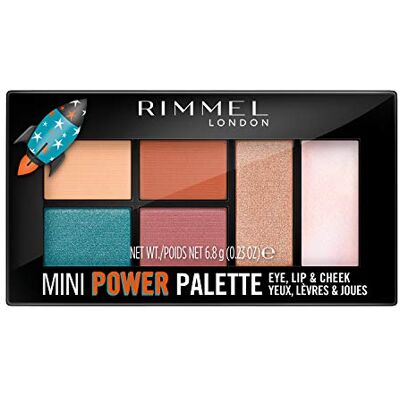 Rimmel Ombre à Paupières Mini Power Palette Format 4en1 Ultra Pigmentée 004 Pioneer 7 g 6,8 g - Publicité Rimmel Ombre à Paupières Mini Power Palette Format 4en1 Ultra Pigmentée 004 Pioneer 7 g 6,8 g - Publicité
