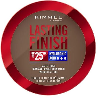 Rimmel Lasting Finish, 016 Hazelnut, Fond de Teint Compact, Fini Flouté, Fini Mat, Couvrance Totale, SPF20, Formule Vegan, 7g - Publicité Rimmel Lasting Finish, 016 Hazelnut, Fond de Teint Compact, Fini Flouté, Fini Mat, Couvrance Totale, SPF20, Formule Vegan, 7g - Publicité