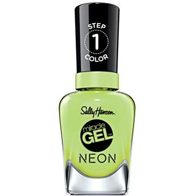 Sally Hansen - Miracle Gel 052 - Electri Lime - Vernis à ongles - Publicité Sally Hansen - Miracle Gel 052 - Electri Lime - Vernis à ongles - Publicité