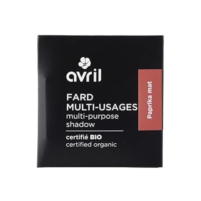 Fard Multi-Usages Bio Avril - Paprika - Vegan Certifié - Publicité Fard Multi-Usages Bio Avril - Paprika - Vegan Certifié - Publicité