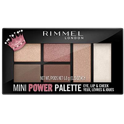 Rimmel Ombre à Paupières Mini Power Palette Format 4en1 Ultra Pigmentée 003 Queen 7 g 6,8 g - Publicité Rimmel Ombre à Paupières Mini Power Palette Format 4en1 Ultra Pigmentée 003 Queen 7 g 6,8 g - Publicité
