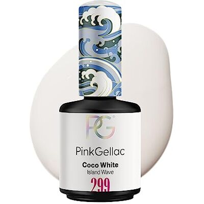 Pink Gellac Vernis Semi Permanent, Vegan 299 Coco White 15ml Vernis Gel UV Semi Permanent Noir Pour 14 Jours Gel Polish Facile à Utiliser de Qualité Salon Facile à Enlever - Publicité Pink Gellac Vernis Semi Permanent, Vegan 299 Coco White 15ml Vernis Gel UV Semi Permanent Noir Pour 14 Jours Gel Polish Facile à Utiliser de Qualité Salon Facile à Enlever - Publicité