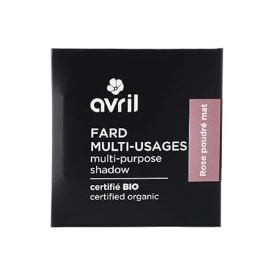 Avril Fard Multi-Usages Bio - Rose Poudré Mat - Maquillage - Publicité Avril Fard Multi-Usages Bio - Rose Poudré Mat - Maquillage - Publicité