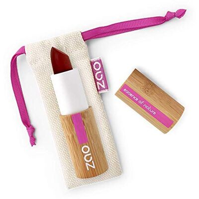 ZAO Rouge Cocoon Bio - Bordeaux - Rouge à lèvres & Baume - Publicité ZAO Rouge Cocoon Bio - Bordeaux - Rouge à lèvres & Baume - Publicité
