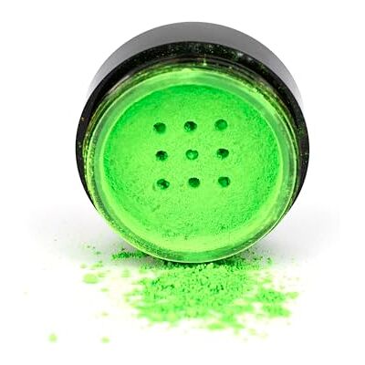 Poudre pour les yeux Vert Neon Stargazer - Brille UV, Végane & Sans Parabènes - Publicité Poudre pour les yeux Vert Neon Stargazer - Brille UV, Végane & Sans Parabènes - Publicité