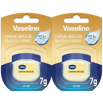 Vaseline - Lip Therapy Crème Brûlée - 2x7g - Baume lèvres - Publicité Vaseline - Lip Therapy Crème Brûlée - 2x7g - Baume lèvres - Publicité