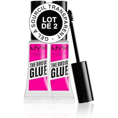 NYX Maquillage Professionnel Sourcils - Gel Fixateur pour Sourcils - Lot de 2 - Transparent - Publicité NYX Maquillage Professionnel Sourcils - Gel Fixateur pour Sourcils - Lot de 2 - Transparent - Publicité