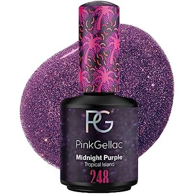 Pink Gellac Vernis Semi Permanent, Vegan 248 Midnight Purple 15ml - Publicité Pink Gellac Vernis Semi Permanent, Vegan 248 Midnight Purple 15ml - Publicité