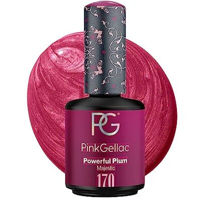 Pink Gellac Vernis Semi Permanent, Vegan 170 Powerful Plum 15 ml - Publicité Pink Gellac Vernis Semi Permanent, Vegan 170 Powerful Plum 15 ml - Publicité