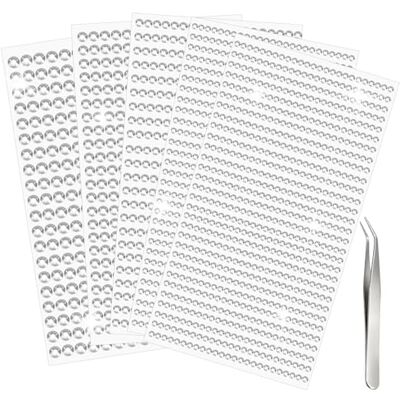 KASLCWA 2542 Pièces Strass Autocollants Argenté, 5 Feuilles Strass Visage, Strasses Adhesif Rond, Autocollants Auto Adhésifs avec pincettes, pour Visage Yeux Corps Ongle Nail Art(3/4/5/6mm) - Publicité KASLCWA 2542 Pièces Strass Autocollants Argenté, 5 Feuilles Strass Visage, Strasses Adhesif Rond, Autocollants Auto Adhésifs avec pincettes, pour Visage Yeux Corps Ongle Nail Art(3/4/5/6mm) - Publicité