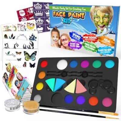 Desire Deluxe Viso Vernici Pour Enfants Kit de Maquillage Halloween - Publicité Desire Deluxe Viso Vernici Pour Enfants Kit de Maquillage Halloween - Publicité