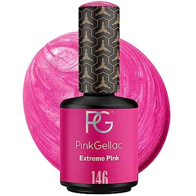 Pink Gellac Vernis Semi Permanent, Vegan 146 Extreme Pink 15 ml - Publicité Pink Gellac Vernis Semi Permanent, Vegan 146 Extreme Pink 15 ml - Publicité