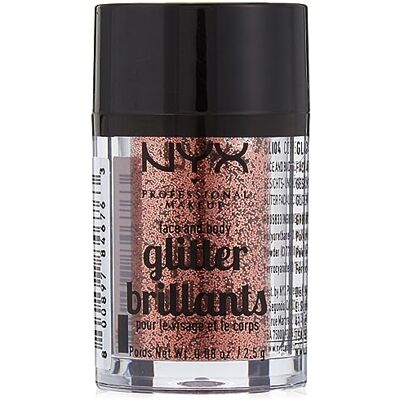 NYX PROFESSIONAL MAKEUP - Gli04 - Copper - Face & Body - glitter - Publicité NYX PROFESSIONAL MAKEUP - Gli04 - Copper - Face & Body - glitter - Publicité