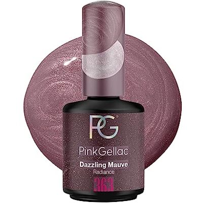 Pink Gellac Vernis Semi Permanent, Vegan 363 Dazzling Mauve 15ml - Publicité Pink Gellac Vernis Semi Permanent, Vegan 363 Dazzling Mauve 15ml - Publicité