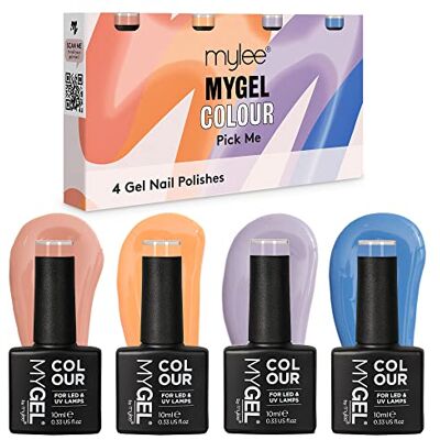 Mylee - Mygel Pick Me Quad - 4x10ml - Gel Vernis - Publicité Mylee - Mygel Pick Me Quad - 4x10ml - Gel Vernis - Publicité