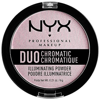 NYX Professional Makeup Duo Chromatic Illuminating Powder Highlighter - Lavender Steel - Duo Chromatic - Powder - Highlighter - Publicité NYX Professional Makeup Duo Chromatic Illuminating Powder Highlighter - Lavender Steel - Duo Chromatic - Powder - Highlighter - Publicité