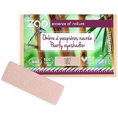 ZAO Ombre à paupières bio et recharge - Beige rosé - Fard à paupières - Publicité ZAO Ombre à paupières bio et recharge - Beige rosé - Fard à paupières - Publicité