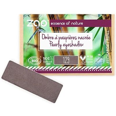 Recharge Ombre à paupières et Primer Pearly Taupe - Zao - Publicité Recharge Ombre à paupières et Primer Pearly Taupe - Zao - Publicité