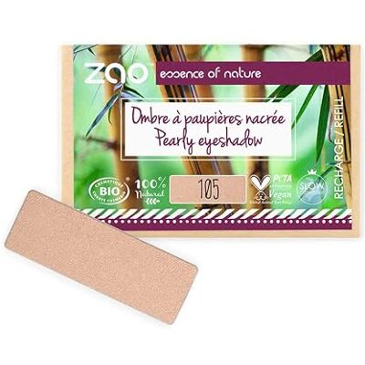 Zao Sable Doré Ombre à Paupières & Primer Recharge - Ombre à paupières & primer - Publicité Zao Sable Doré Ombre à Paupières & Primer Recharge - Ombre à paupières & primer - Publicité