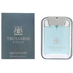 Trussardi : Blue Land Eau de Toilette: : Groesse: Blue Land EdT 100 ml (100 ml) - Publicité Trussardi : Blue Land Eau de Toilette: : Groesse: Blue Land EdT 100 ml (100 ml) - Publicité