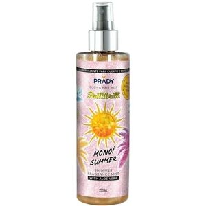 Prady Body & Hair Shimmer Mist Monoi Summer - Brume scintillante pour corps et cheveux - Publicité Prady Body & Hair Shimmer Mist Monoi Summer - Brume scintillante pour corps et cheveux - Publicité