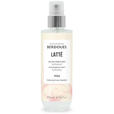 Berdoues Brume Parfumée Latté Corps Hydratante 95% Naturelle, Aloe Vera Bio & Aquaxyl, Sans Alcool, Vegan, Fabriquée en France, 200ml - Publicité Berdoues Brume Parfumée Latté Corps Hydratante 95% Naturelle, Aloe Vera Bio & Aquaxyl, Sans Alcool, Vegan, Fabriquée en France, 200ml - Publicité