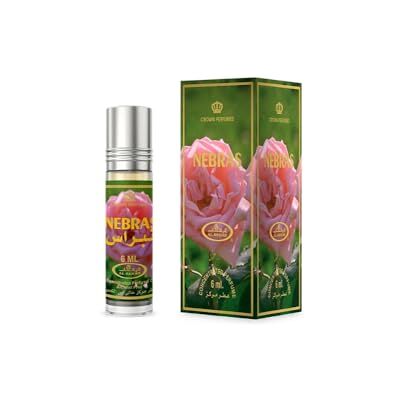 Al Rehab Huile Parfumée NEBRAS 6 ml Floral Rose Jasmin Agrume – Huile de Parfum Musc Oriental pour Femme et Homme Sans Alcool - Publicité Al Rehab Huile Parfumée NEBRAS 6 ml Floral Rose Jasmin Agrume – Huile de Parfum Musc Oriental pour Femme et Homme Sans Alcool - Publicité