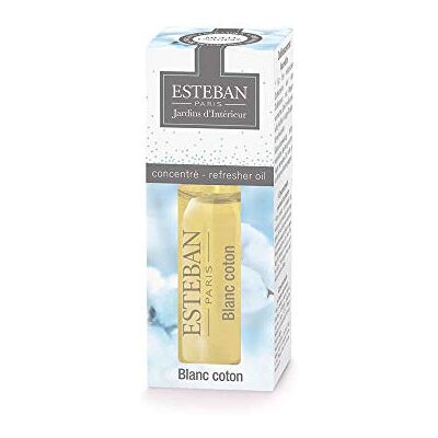 Esteban : Parfum Concentré : Blanc Coton, 15ml - Publicité Esteban : Parfum Concentré : Blanc Coton, 15ml - Publicité