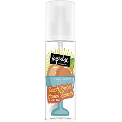 Impulse Lot de 6 brumes corporelles sorbet pêche et coucher de soleil doré 150 ml - Publicité Impulse Lot de 6 brumes corporelles sorbet pêche et coucher de soleil doré 150 ml - Publicité