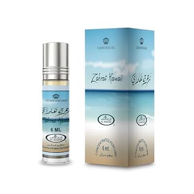 Al Rehab Huile Parfumée ZAHRAT HAWAII 6 ml Gourmand Sucré Ananas Noix de Coco Tropical – Huile de Parfum Musc Oriental pour Femme et Homme Sans Alcool - Publicité Al Rehab Huile Parfumée ZAHRAT HAWAII 6 ml Gourmand Sucré Ananas Noix de Coco Tropical – Huile de Parfum Musc Oriental pour Femme et Homme Sans Alcool - Publicité