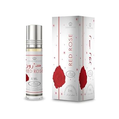 Al Rehab Huile Parfumée RED ROSE 6 ml Notes Rose Rouge Vanille Poudrée – Huile de Parfum Musc Oriental pour Femme et Homme Sans Alcool - Publicité Al Rehab Huile Parfumée RED ROSE 6 ml Notes Rose Rouge Vanille Poudrée – Huile de Parfum Musc Oriental pour Femme et Homme Sans Alcool - Publicité