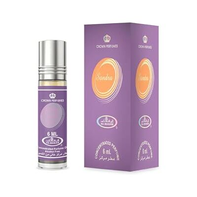 Al Rehab Parfum SANDRA 6 ml Floral Sucré Vanillé Fruité Sans Alcool – Huile Parfumée Musc Oriental pour Femme - Publicité Al Rehab Parfum SANDRA 6 ml Floral Sucré Vanillé Fruité Sans Alcool – Huile Parfumée Musc Oriental pour Femme - Publicité