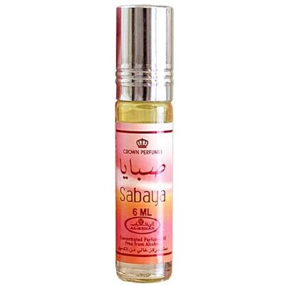 Al Rehab Huile de Parfum SABAYA 6 ml Rose Agrumes Tubéreuse Sans Alcool – Musc Huile Parfumée Parfum Oriental pour Femme et Homme - Publicité Al Rehab Huile de Parfum SABAYA 6 ml Rose Agrumes Tubéreuse Sans Alcool – Musc Huile Parfumée Parfum Oriental pour Femme et Homme - Publicité