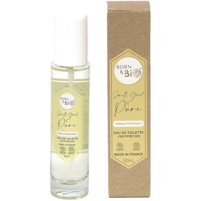 Vanille Patchouli Eau De Toilette - Naturel, Bio, 50ml - Publicité Vanille Patchouli Eau De Toilette - Naturel, Bio, 50ml - Publicité
