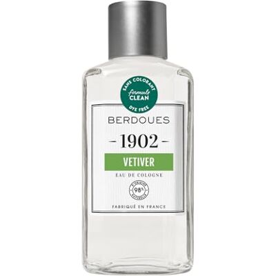 Berdoues 1902 Eau de Cologne Vétivier, Fraîche et Aromatique Made in France, Parfum femme et homme, Verveine, Romarin, Vétiver, vaporisateur 245ml - Publicité Berdoues 1902 Eau de Cologne Vétivier, Fraîche et Aromatique Made in France, Parfum femme et homme, Verveine, Romarin, Vétiver, vaporisateur 245ml - Publicité