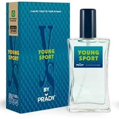 PRADY Eau de Toilette Young Sport Homme 100 ML Parfum dynamique et énergique pour l'homme actif et moderne. Publicité PRADY Eau de Toilette Young Sport Homme 100 ML Parfum dynamique et énergique pour l'homme actif et moderne. Publicité