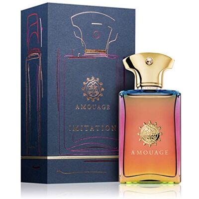 AMOUAGE 100% Authentic Imitation MEN EDP 100ml + 3 Sampler Vials Free - Publicité AMOUAGE 100% Authentic Imitation MEN EDP 100ml + 3 Sampler Vials Free - Publicité