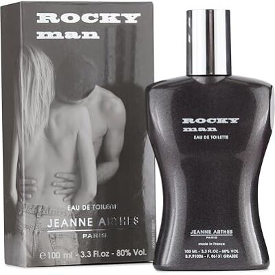 Jeanne Arthes Parfum Homme Rocky Man Eau de toilette Flacon Vaporisateur 100 ml Fabriqué en France à Grasse - Publicité Jeanne Arthes Parfum Homme Rocky Man Eau de toilette Flacon Vaporisateur 100 ml Fabriqué en France à Grasse - Publicité