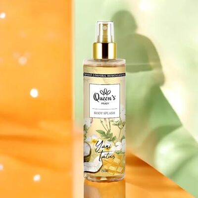 PRADY Body Splash Yani Tatus 250 ml Brume corporelle avec arôme intense type parfum arabe Parfum exotique, moderne et durable pour femme Idéal pour un usage quotidien avec fraîcheur sensuelle - Publicité PRADY Body Splash Yani Tatus 250 ml Brume corporelle avec arôme intense type parfum arabe Parfum exotique, moderne et durable pour femme Idéal pour un usage quotidien avec fraîcheur sensuelle - Publicité