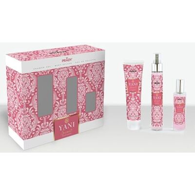 PRADY Pack Yani Sweet Femme (Gel Douche, Body Splash, Eau de Toilette) Parfum doux et féminin Soin complet quotidien Idéal comme cadeau Parfum durable et jeune - Publicité PRADY Pack Yani Sweet Femme (Gel Douche, Body Splash, Eau de Toilette) Parfum doux et féminin Soin complet quotidien Idéal comme cadeau Parfum durable et jeune - Publicité