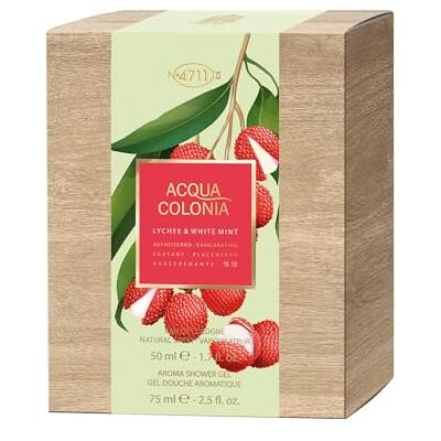 4711 Set de Parfum Unisexe Menthe 2 Pièces Lychee - Publicité 4711 Set de Parfum Unisexe Menthe 2 Pièces Lychee - Publicité