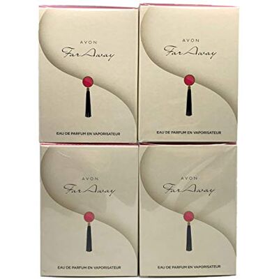 Avon 4 x Far Away Eau de Parfum Pour Femme 50ml (Lot de 4 pièces) - Publicité Avon 4 x Far Away Eau de Parfum Pour Femme 50ml (Lot de 4 pièces) - Publicité