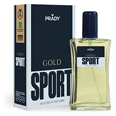 PRADY Gold Sport pour Homme 100 ml Fraîcheur et élégance pour chaque journée - Publicité PRADY Gold Sport pour Homme 100 ml Fraîcheur et élégance pour chaque journée - Publicité