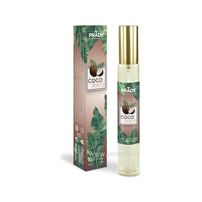 PRADY Eau de Toilette Coco Loco Frutal 33 ML Parfum fruité et exotique pour une touche de fraîcheur envoûtante. Publicité PRADY Eau de Toilette Coco Loco Frutal 33 ML Parfum fruité et exotique pour une touche de fraîcheur envoûtante. Publicité