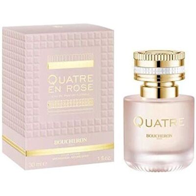 Boucheron Quatre En Rose - Parfum pour Femmes - Publicité Boucheron Quatre En Rose - Parfum pour Femmes - Publicité
