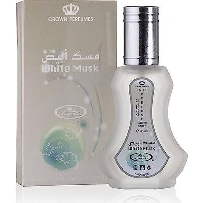 Al Rehab White Musk Al-Rehab Eau De Natural Perfume Spray- 35 ml by Al-Rehab - Publicité Al Rehab White Musk Al-Rehab Eau De Natural Perfume Spray- 35 ml by Al-Rehab - Publicité