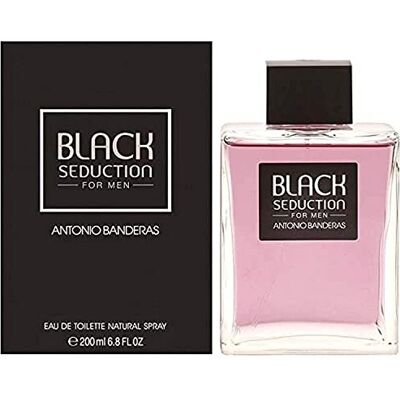 Banderas Antonio Perfumes Black Seduction Eau de Toilette pour Homme, parfum boisé ambré 200 ml - Publicité Banderas Antonio Perfumes Black Seduction Eau de Toilette pour Homme, parfum boisé ambré 200 ml - Publicité